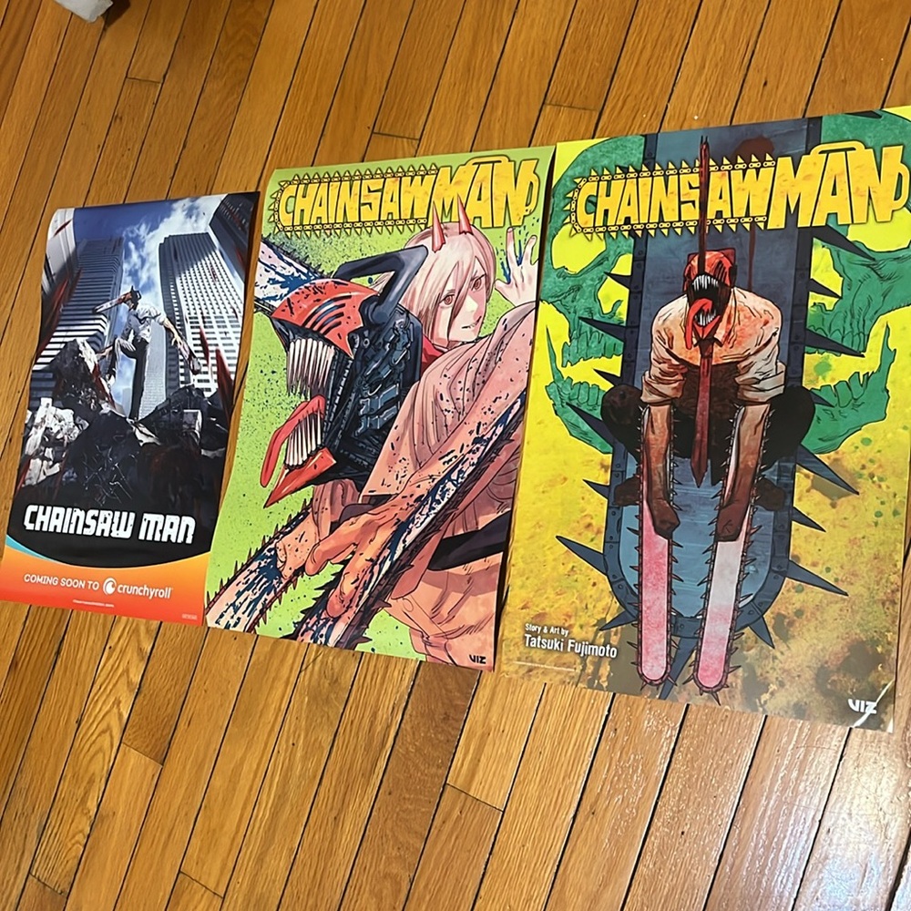 Chainsaw man 3 Anime posters New